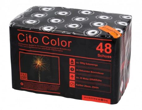 Cito Color, 48 Schuss Batterie